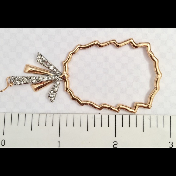 Alexis Bittar pineapple cut out drop earrings New - Picture 7 of 8